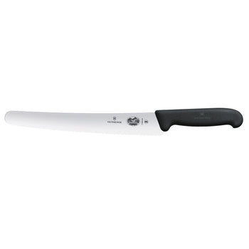 VICTORINOX | FIBROX - Nóż do chleba i nóż cukierniczy z ząbkowaną krawędzią - Ostrze: 260 mm - Prime Gastro