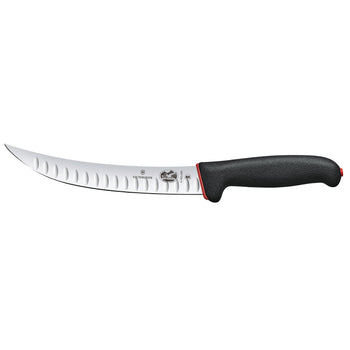 VICTORINOX | FIBROX DUAL GRIP - Nóż rzeźniczy ze żłobieniami - Ostrze: 200 mm - Prime Gastro