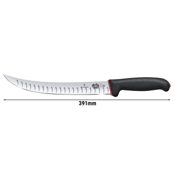 VICTORINOX | FIBROX DUAL GRIP - Nóż rzeźniczy ze żłobieniami - Ostrze: 250 mm - Prime Gastro