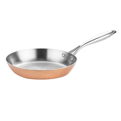 3-layer copper frying pan - 3-layer construction of stainless steel, aluminum & copper - Ø 280 mm