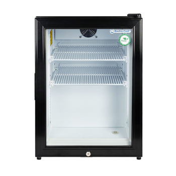 GASTRO-COOL | Zamrażarka minibarowa - 51 litrów - z 1 szklanymi drzwiami - czarna - Prime Gastro