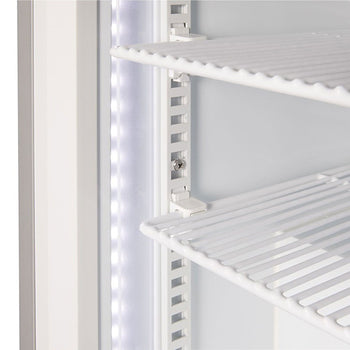 GASTRO-COOL | Zamrażarka minibarowa - 51 litrów - z 1 szklanymi drzwiami - srebrna - Prime Gastro