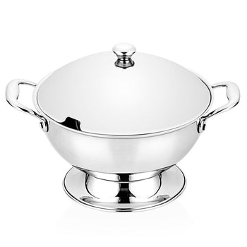 Garnek do serwowania z pokrywką - Ø 180 mm - Prime Gastro