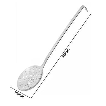 Łyżka cedzakowa - Ø 100mm - długość uchwytu: 320 mm - Prime Gastro