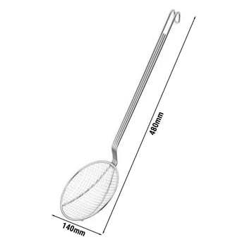 Łyżka do głębokiego smażenia - Ø 140 mm - Długość uchwytu: 340 mm - Prime Gastro