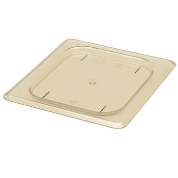 (6 szt.) CAMBRO | H-PAN™ - Żaroodporne płaskie pokrywki GN 1/6 - Bursztynowe - Prime Gastro