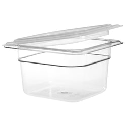 (6 sztuk) CAMBRO | Pokrywa polipropylenowa GN 1/6 – hermetyczna – mleczna