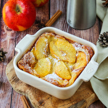 (6 sztuk) PEUGEOT | APPOLIA - Naczynie ceramiczne do zapiekania - kwadratowe - ecru - 180mm - Prime Gastro