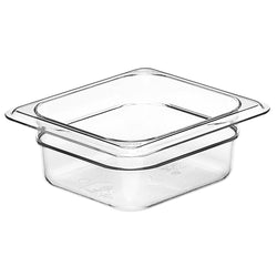 (6 sztuk) CAMBRO | CAMWEAR® - Pojemnik GN 1/6 z poliwęglanu - Przezroczysty - Głębokość: 65 mm