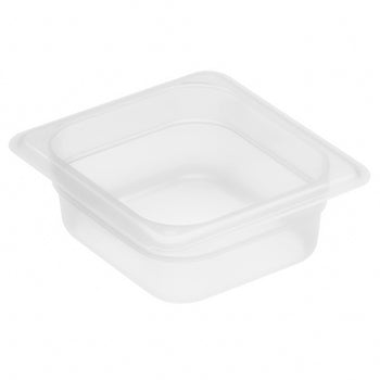 (6 sztuk) CAMBRO | Pojemniki GN z polipropylenu 1/6 – mleczne – wysokość: 65 mm - Prime Gastro
