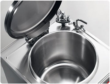 Gazowy kocioł warzelny - 55 litrów - 15,5 kW - Ogrzewanie pośrednie - Prime Gastro