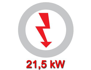 Elektryczna Kuchenka - 14 kW - 4 Płyty kwadratowe- włącznie z piekarnikiem elektrycznym statycznym - 7,5 kW - Prime Gastro
