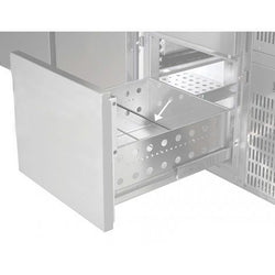 Uchwyt na butelki dla barowego stołu chłodniczego