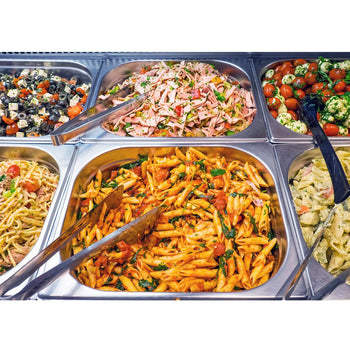 Bemar wbudowany - 1,5m - 4x GN 1/1 - ze szklaną ochroną przed kaszlem - Prime Gastro