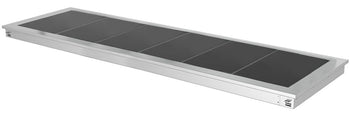 Płyta grzewcza wbudowana - 2,1m - 6x GN 1/1 - Prime Gastro