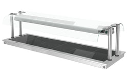 Płyta grzewcza wbudowana - 2,1m - 6x GN 1/1 - ze szklaną ochroną przed kaszlem