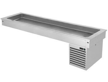 Wanna chłodnicza wbudowana - 2,1m - +2 ~ +8 °C - 6x GN 1/1 - Prime Gastro