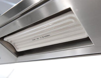 Oświetlenie i podgrzewacz do szklanej ochrony przed kaszlem - 1,1 m - Prime Gastro