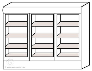 Chłodziarka do napojów - 2030 litrów - z 3 przesuwanymi szklanymi drzwiami & wyświetlaczem reklamowym - Prime Gastro
