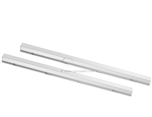 Szyny ze stali nierdzewnej - 1x lewa & 1x prawa - 640 mm - GN 2/1 & EN 60x40