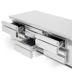 Podstawa chłodnicza PREMIUM PLUS - 2400 mm - 435 litrów - 8 szuflad