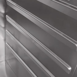 Chłodziarka PREMIUM PLUS - GN 2/1 - 1240 litrów - z 4 półdrzwiami ze stali nierdzewnej