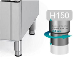 Chłodziarka ze stali nierdzewnej PREMIUM PLUS - GN 2/1 - 1240 litrów - z 2 szklanymi drzwiami