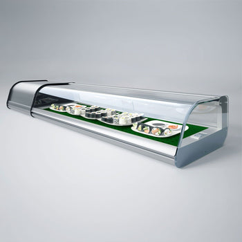 Witryna chłodnicza na sushi Premium PLUS - 4x 1/3 GN - Prime Gastro