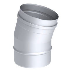 Rura kątowa - sztywna 15 ° - ze stali nierdzewnej - Ø 400 mm