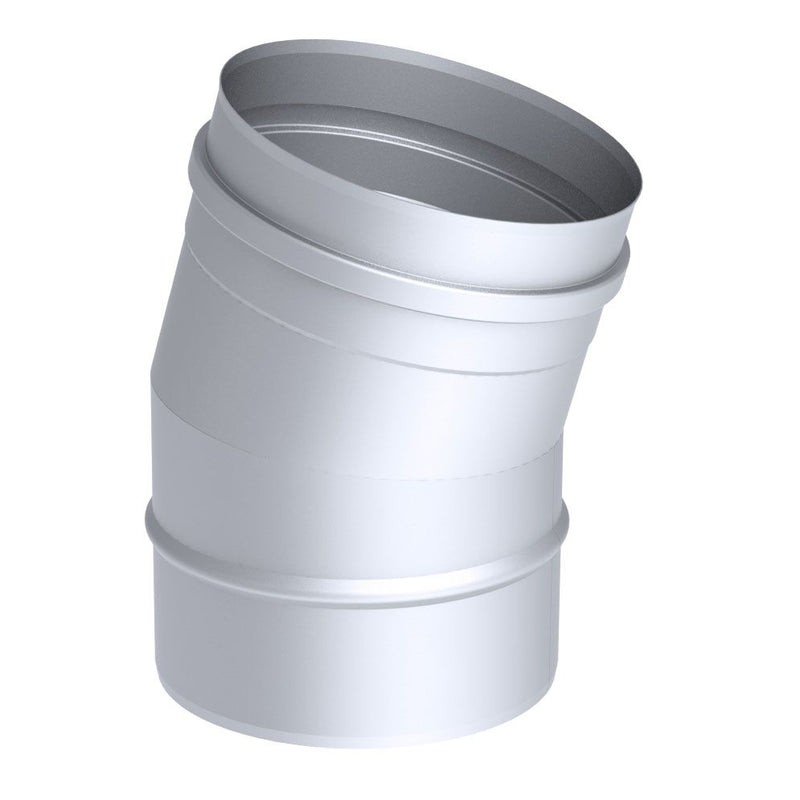 Rura kątowa - sztywna 15 ° - ze stali nierdzewnej - Ø 250 mm