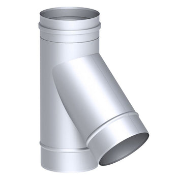 Trójnik do rury - 87 ° z króćcem wodnym - ze stali nierdzewnej - Ø 350 mm - Prime Gastro