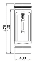 Ø 400 - single-wall ventilation pipes