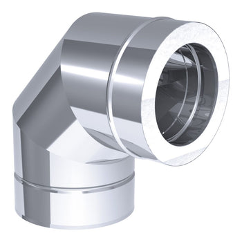 Rura kątowa - sztywna 90 ° - ze stali nierdzewnej - Ø 350 mm - Prime Gastro