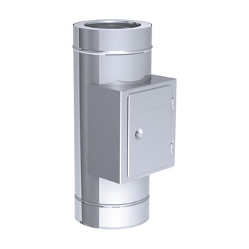 Gładka rurka czyszcząca z skrzynką - ze stali nierdzewnej - Ø 250 mm - Prime Gastro