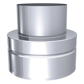 Rura przejściowa - dwuścienna na jednościenną - Ø 300 mm - Prime Gastro