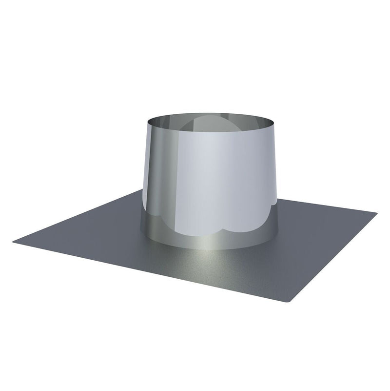 Płaski przepust VA stożkowy + kołnierz pogodowy - Ø300 mm