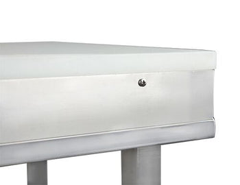 Blok do krojenia wykonany ze stali nierdzewnej | tworzywa sztucznego - 500x500mm - Prime Gastro