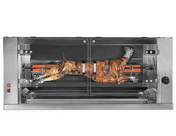 Grill gazowy do jagnięciny i prosiąt ssących - 10kW - z 1 szpikulcem - Prime Gastro