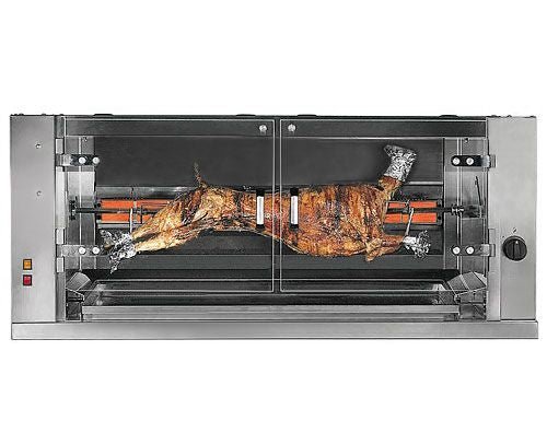 Grill gazowy do jagnięciny i prosiąt ssących - 10kW - z 1 szpikulcem