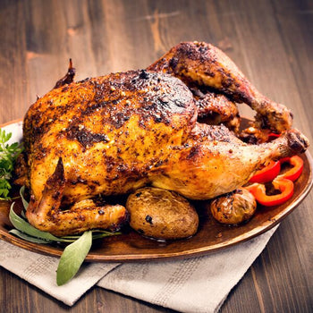 Elektryczny grill do kurczaka - ceramika szklana - 9,6 kW - z 2 szpikulcami dla maksymalnie 12 kurczaków - Prime Gastro