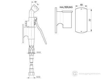 Prysznic ręczny 2000 - Prime Gastro