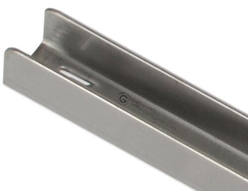 Szyny ze stali nierdzewnej - 1x lewa i 1x prawa - 545 mm - Prime Gastro