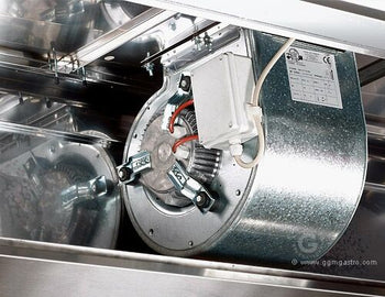 Okap przyścienny - 1.4 m - z silnikiem, regulatorem, filtrem i lampą - Prime Gastro