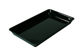Prostokątna miska prezentacyjna - GN 1/1 - 530x325x50mm - Czarna - Prime Gastro