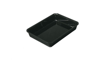 Prostokątna miska prezentacyjna - GN 1/2 - 265x325x50mm - Czarna - Prime Gastro