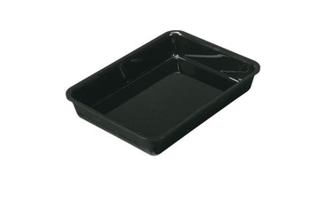 Prostokątna miska prezentacyjna - GN 1/2 - 265x325x80mm - Czarna - Prime Gastro