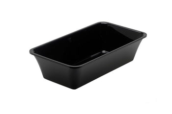 Prostokątna miska prezentacyjna - GN 1/3 - 325x176x80mm - Czarna - Prime Gastro