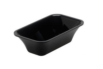 Prostokątna miska prezentacyjna - GN 1/9 - 176x108x50mm - Czarna - Prime Gastro