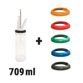 (3 szt.) Zestaw Portion Pal z membraną z jednym otworem - Prime Gastro