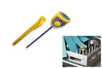 termometr kieszonkowy - cyfrowy - wodoodporny i można go myć w zmywarce - z alarmem temperatury - Prime Gastro